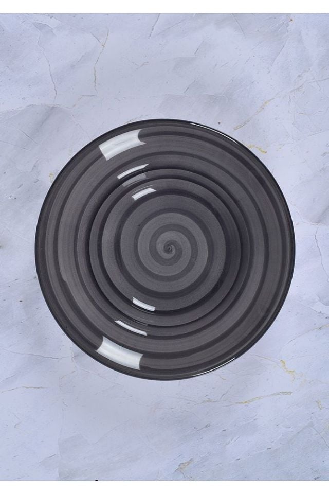 GUSTO 2'li Makarna Tabağı 25 cm Siyah siyah - Tek Ebat